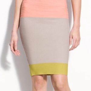 BCBGMaxAzria Colorblock Bandage Dress